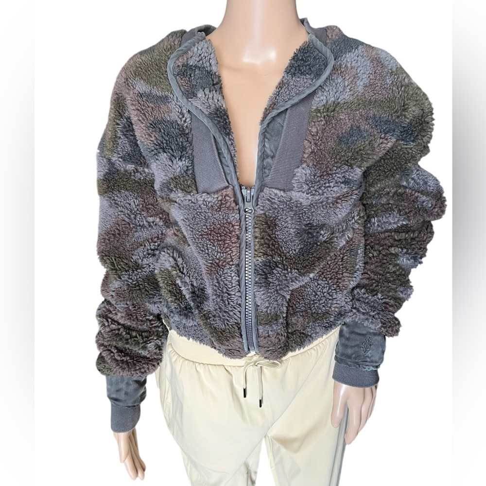 FP Movement by Free People Gray and Brown Jacket